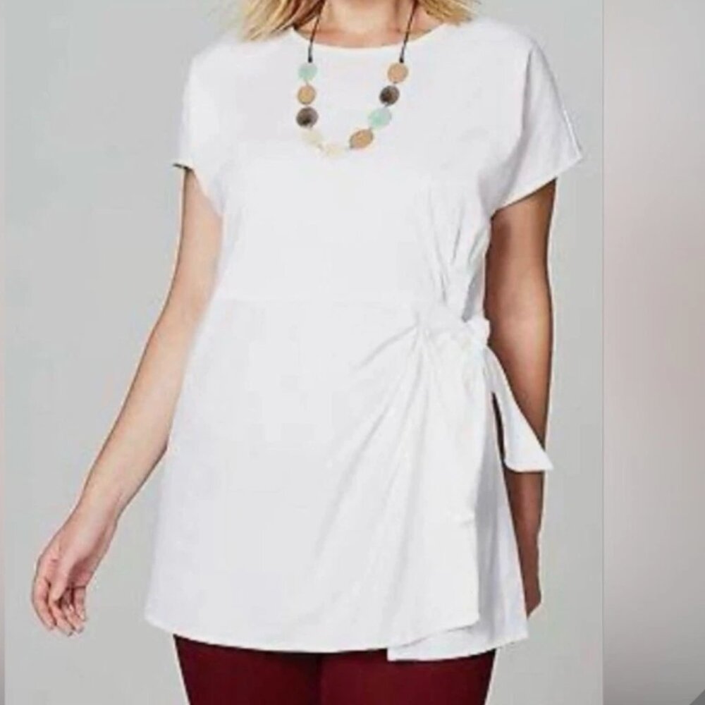 J. Jill x Christian Siriano Wrap Waist Tunic Size L